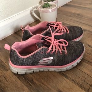 Pink sneakers